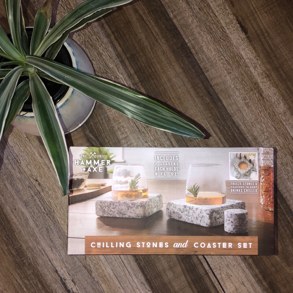 Chilling Stones & Coaster Set
